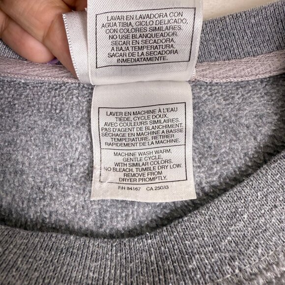 Vintage‎ Disney Tigger Graphic Gray Fleece Sweatshirt Womens Large - Picture 5 of 7